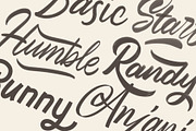 Procreate Lettering Brushes, a Brush Add-On by Nurmiftah (Thumbnail 4 of 6)