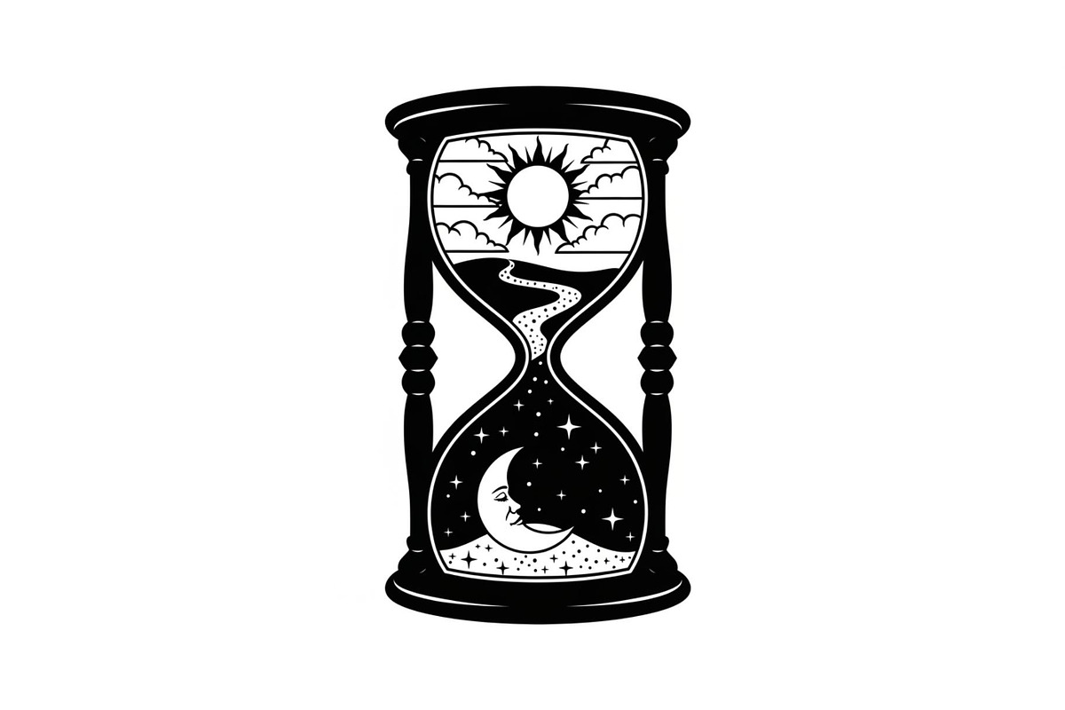 Celestial Sun Moon Hourglass Bundle, an Illustration by Gaye Art (Photo 5 of 31)