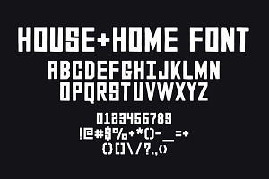 House & Home Font