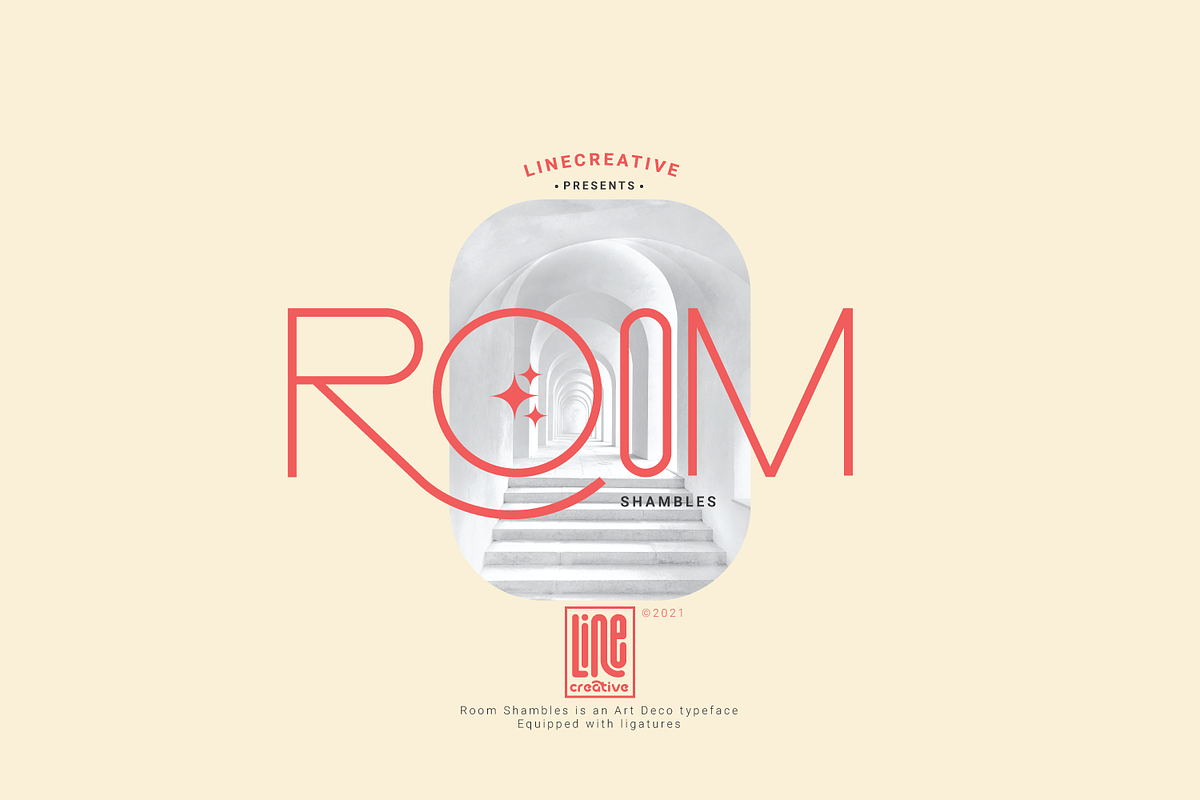 Room Shambles, a Sans Serif Font by Linecreative (Photo 1 of 10)
