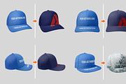 Fitted Cap Mockup Template Pack, a Hat Mockup by Go Media's Arsenal (Thumbnail 4 of 5)
