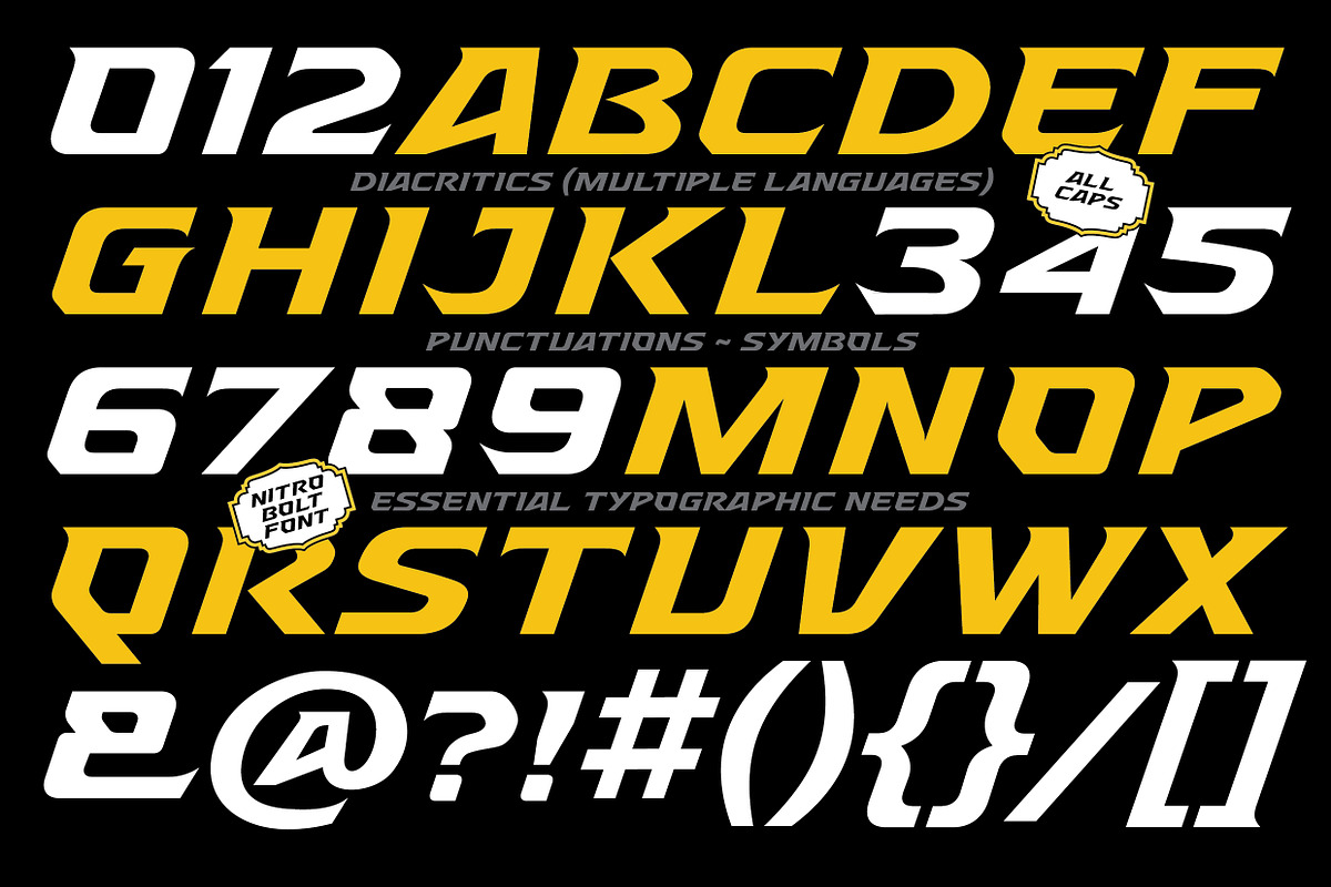 Nitrobolt Font, a Serif Font by Fontcamp Type Foundry (Photo 2 of 14)