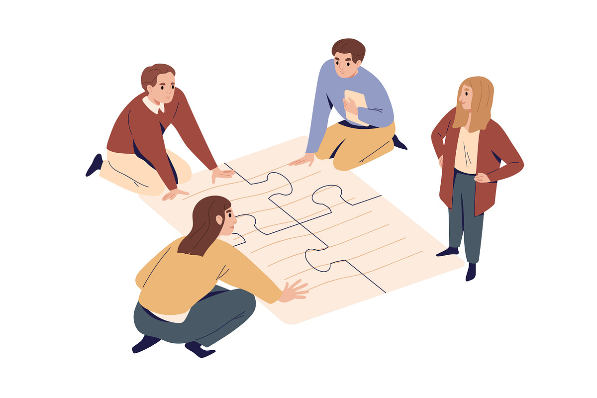 Business partnership concept set, a Work Illustration by Good Studio (Photo 5 of 7)