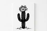 60 Desert Cactus Floral Silhouette, a Seasonal Illustration by Amazin_art (Thumbnail 8 of 35)