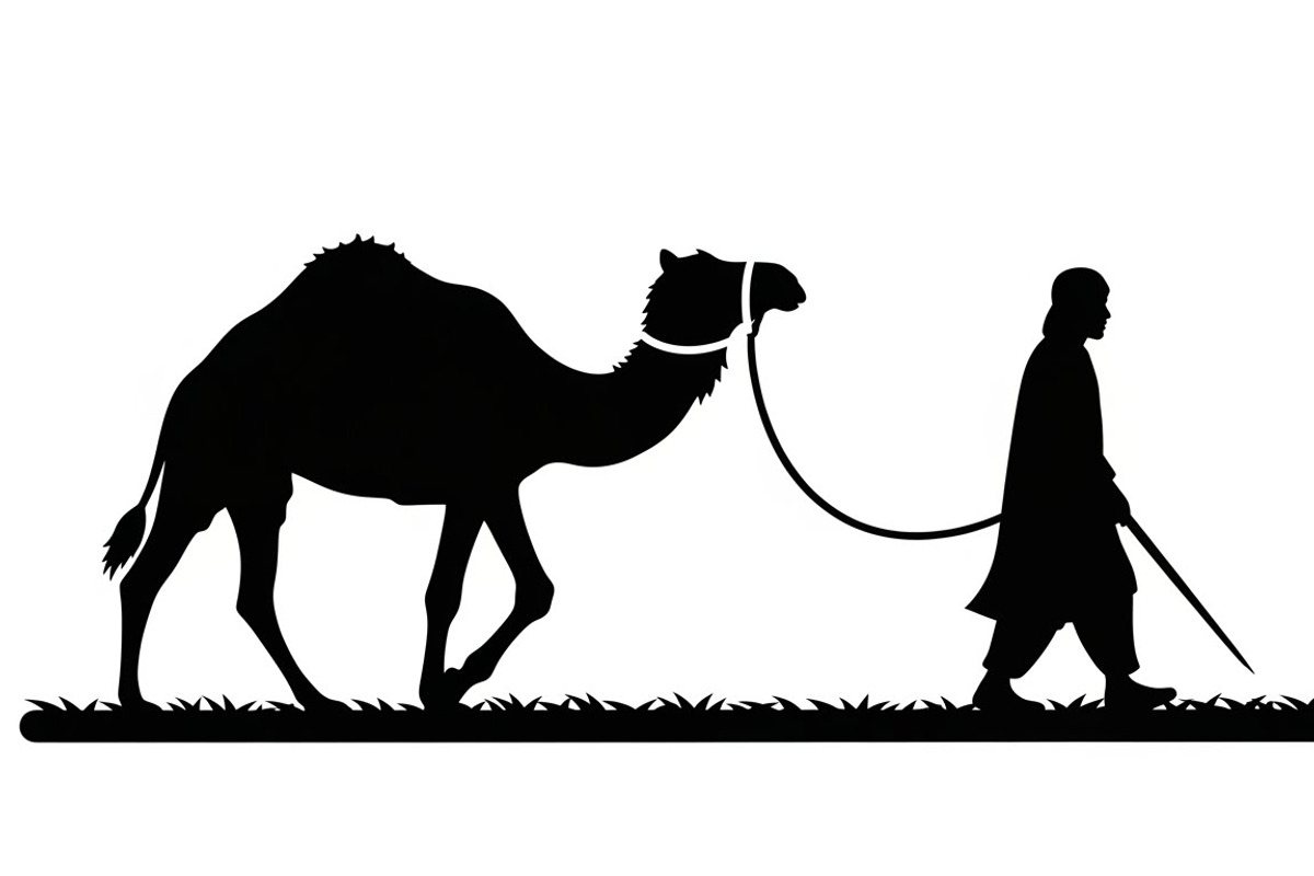 desert nomad silhouettes featuring, an Illustration by Amazin_art (Photo 16 of 25)