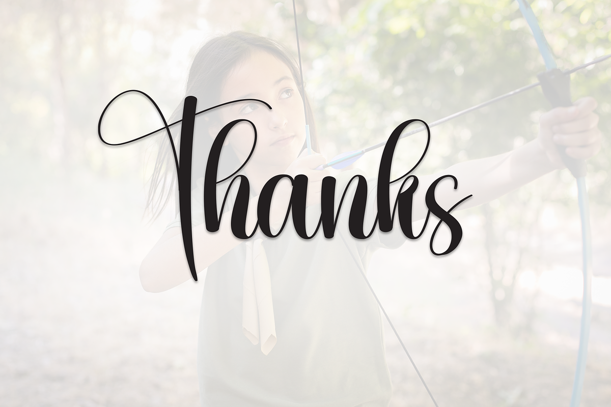 Archery | Script Font, a Handwritten Font by Scratchones (Photo 8 of 8)