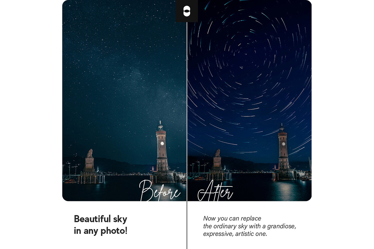 Star Trails Sky Replacement Pack, a Preset Add-On by Pix Cafe (Photo 2 of 7)