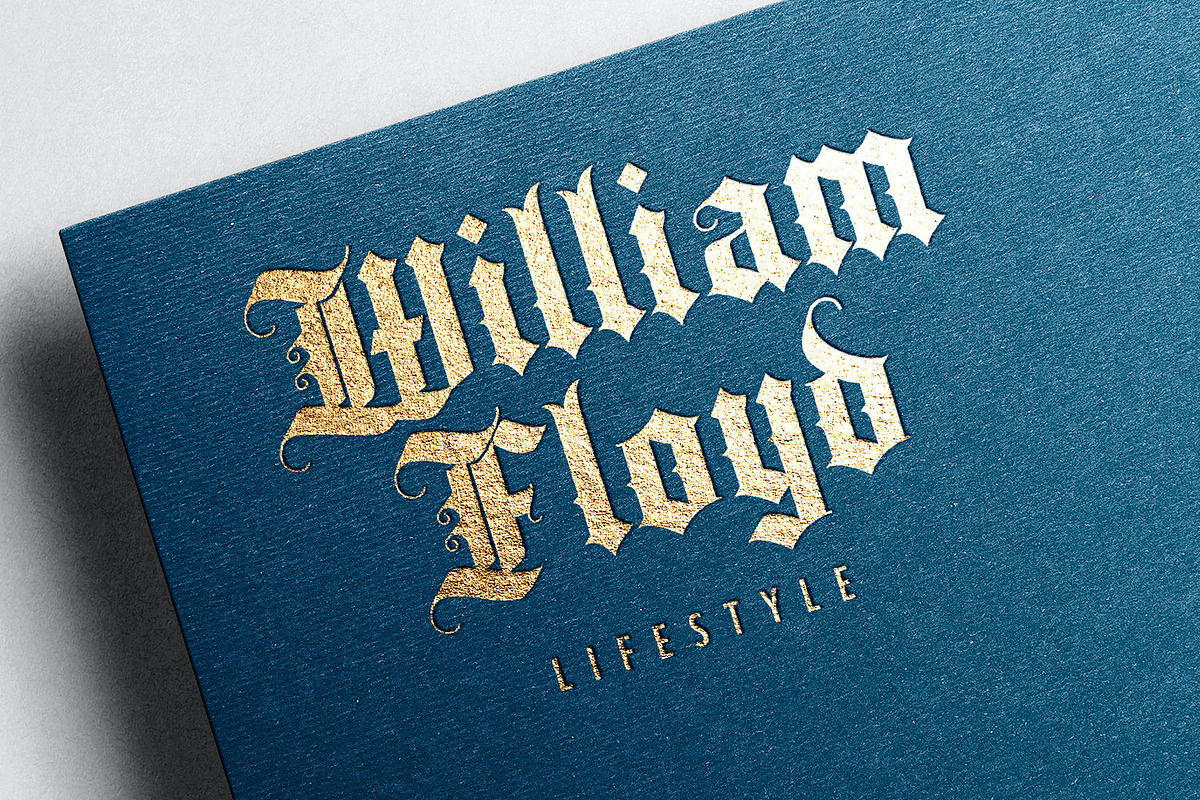 Bahisy - Blackletter Font, a Blackletter Font by StringLabs (Photo 9 of 11)