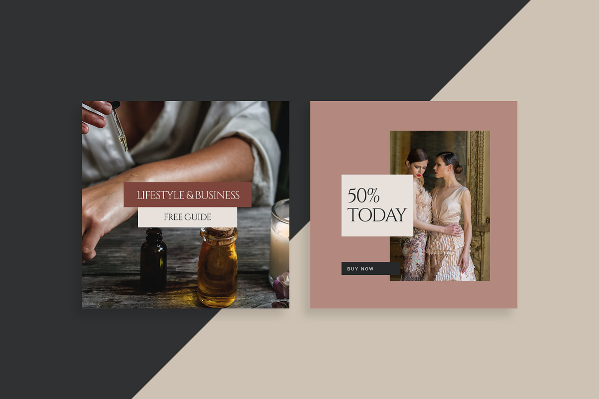 Fashion & Lifestyle V2 Instagram Kit, a Social Media Template by Design District (Photo 7 of 20)