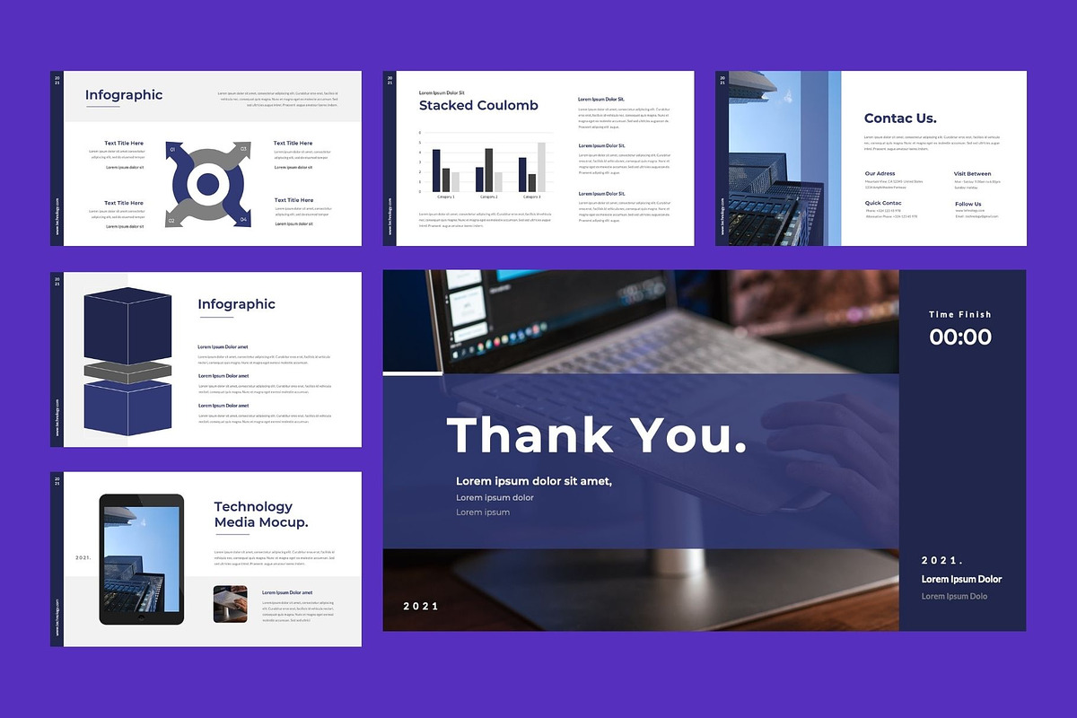 TECHNOLOGY Google Slide Template, a Presentation Template by Rizki Herdian (Photo 6 of 6)