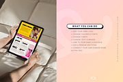 Bold Preppy Canva Website Template, a Landing Page Template by BLDGtheBoutique (Thumbnail 2 of 9)