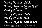 Party Popper - A Fun Typeface, a Script Font by Minhocossauro Emporium (Thumbnail 2 of 5)