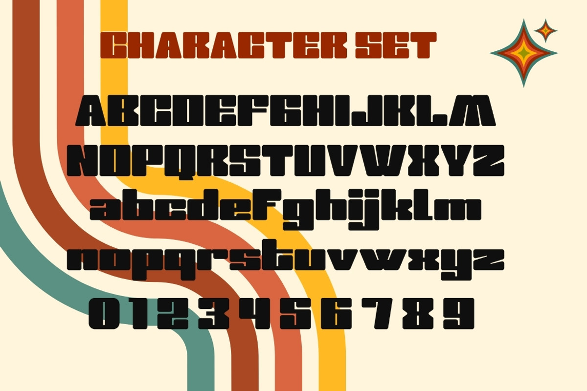 Necha Necho - Retro Bold Sans, a Sans Serif Font by Almeera Std (Photo 5 of 9)