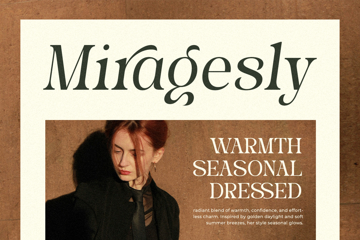 Stylish Average - Elegant Alternates, a Serif Font by Shakira Studio (Photo 3 of 10)
