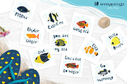 Sea world fish vector clipart, an Animal Illustration by Brandianna (Thumbnail 4 of 8)