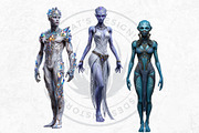 Galactic Vanguard Character Cliparts, a Person Illustration by ThatsDesignArt (Thumbnail 6 of 15)