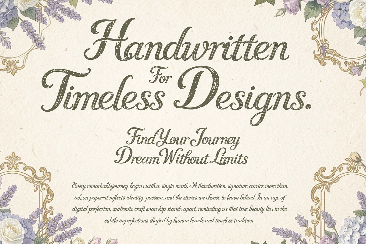 Bravitura Script - Rustic Elegance, a Script Font by HypeWorksCo (Photo 9 of 15)