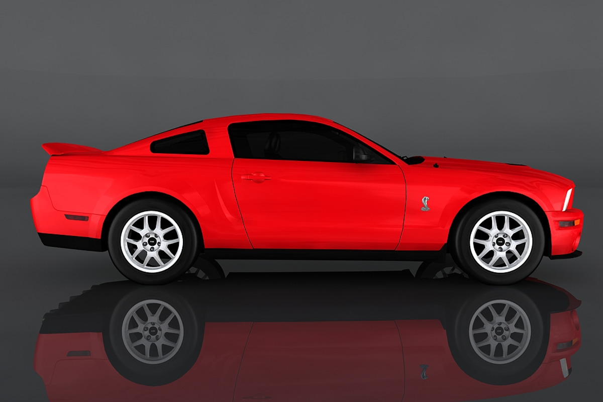 Ford Shelby GT500, a Cars & Vehicle 3D Model by valtriiu (Photo 4 of 12)