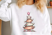 Whimsical Christmas Tree Clipart Bun, an Illustration by designcity5 (Thumbnail 4 of 5)