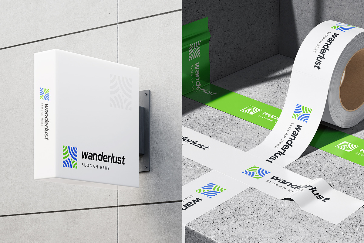 Travel Geometric Minimal Logo, a Branding & Logo Template by Dipak Dheer (Photo 5 of 6)