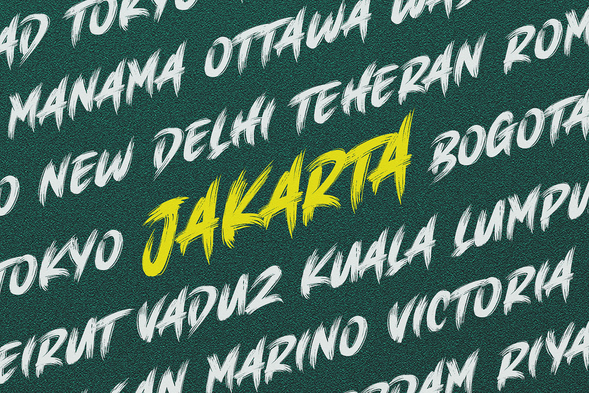 SALE! BRUSH KING / Brush Font preview 7