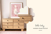 Little Baby Nursery Frame Mockup, a Household Mockup by Coco & Cub Studio (Thumbnail 9 of 10)