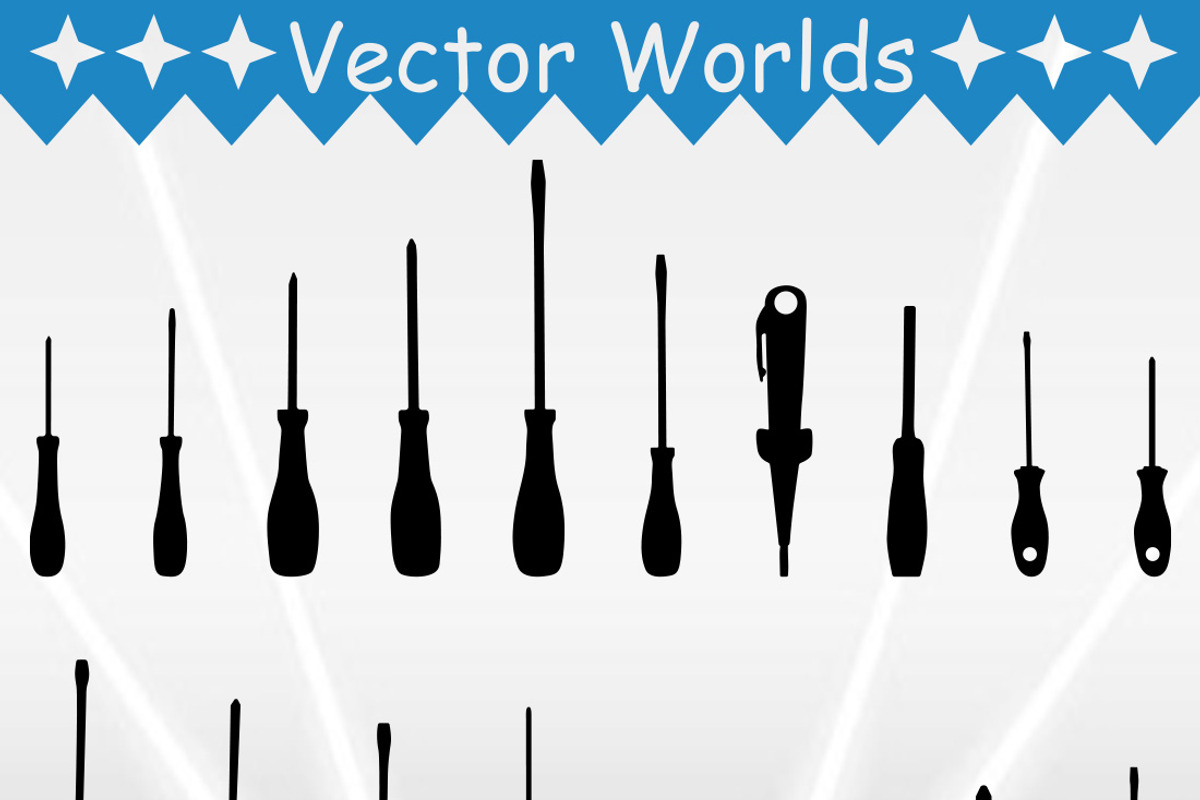 Screwdriver SVG, Screwdrivers SVG, an Object Graphic by VectorWorlds (Photo 2 of 3)