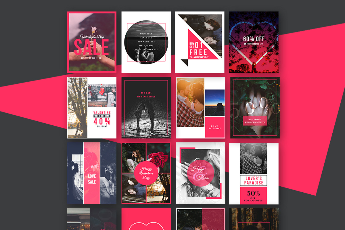 Love - Social Media Pack - 50% off, a Social Media Template by Designbase (Photo 4 of 9)