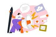 Digital content creators concept set, a Person Illustration by Good Studio (Thumbnail 12 of 14)