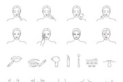 200+ Beauty icons, an Outline Icon by mayrum (Thumbnail 9 of 14)