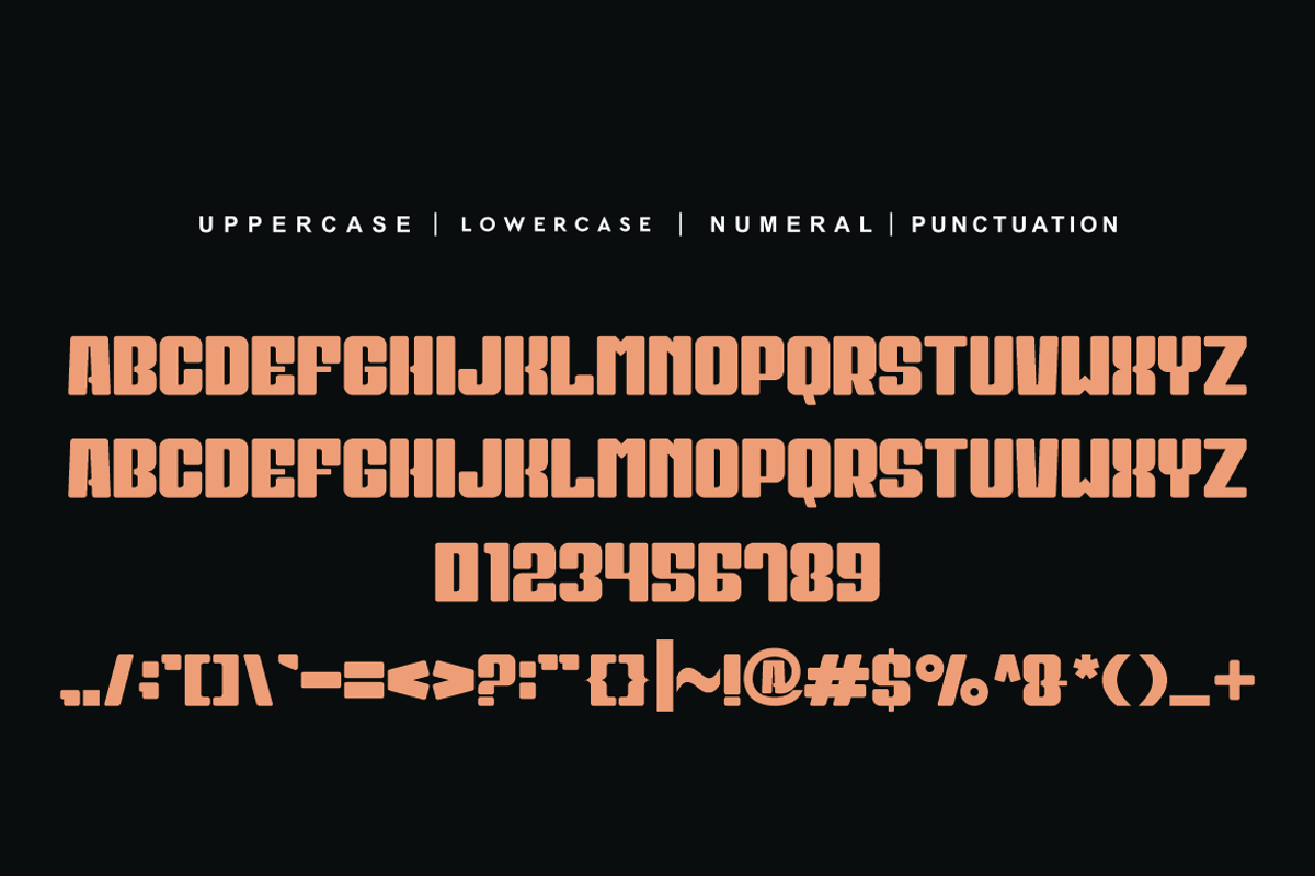 Gymax Sportse, a Sans Serif Font by QR Design Studio (Photo 6 of 7)