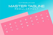 Master Tagline, a Font by herulogo (Thumbnail 1 of 4)