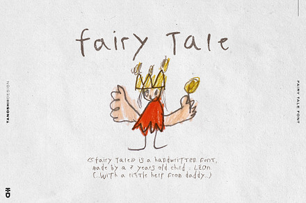 FAIRY TALE - Handwritten Font, a Script Font by TANOSHII DESIGN