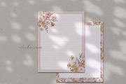 Floral Notepad Template | 33 Designs, a Stationery Template by slowlivecreate (Thumbnail 4 of 15)