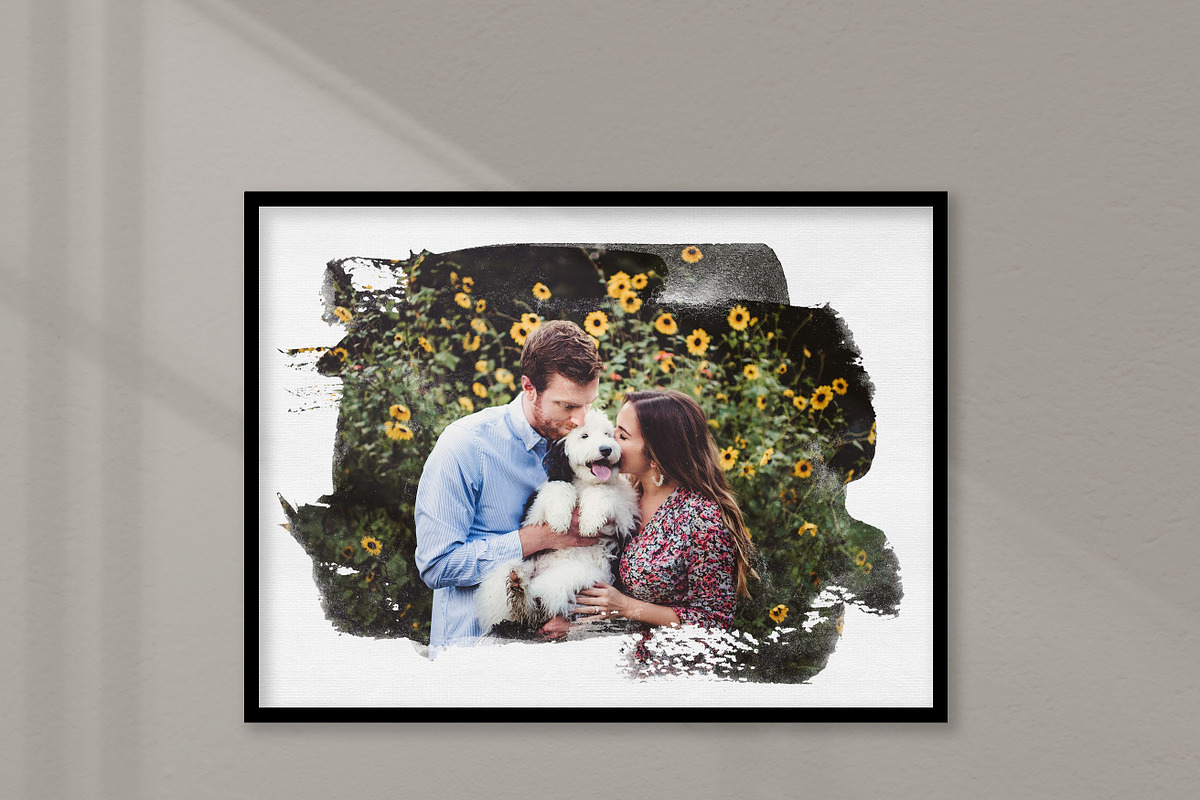 Watercolor rectangles photo masks, a Layer Style Add-On by BrownLeopard (Photo 5 of 8)