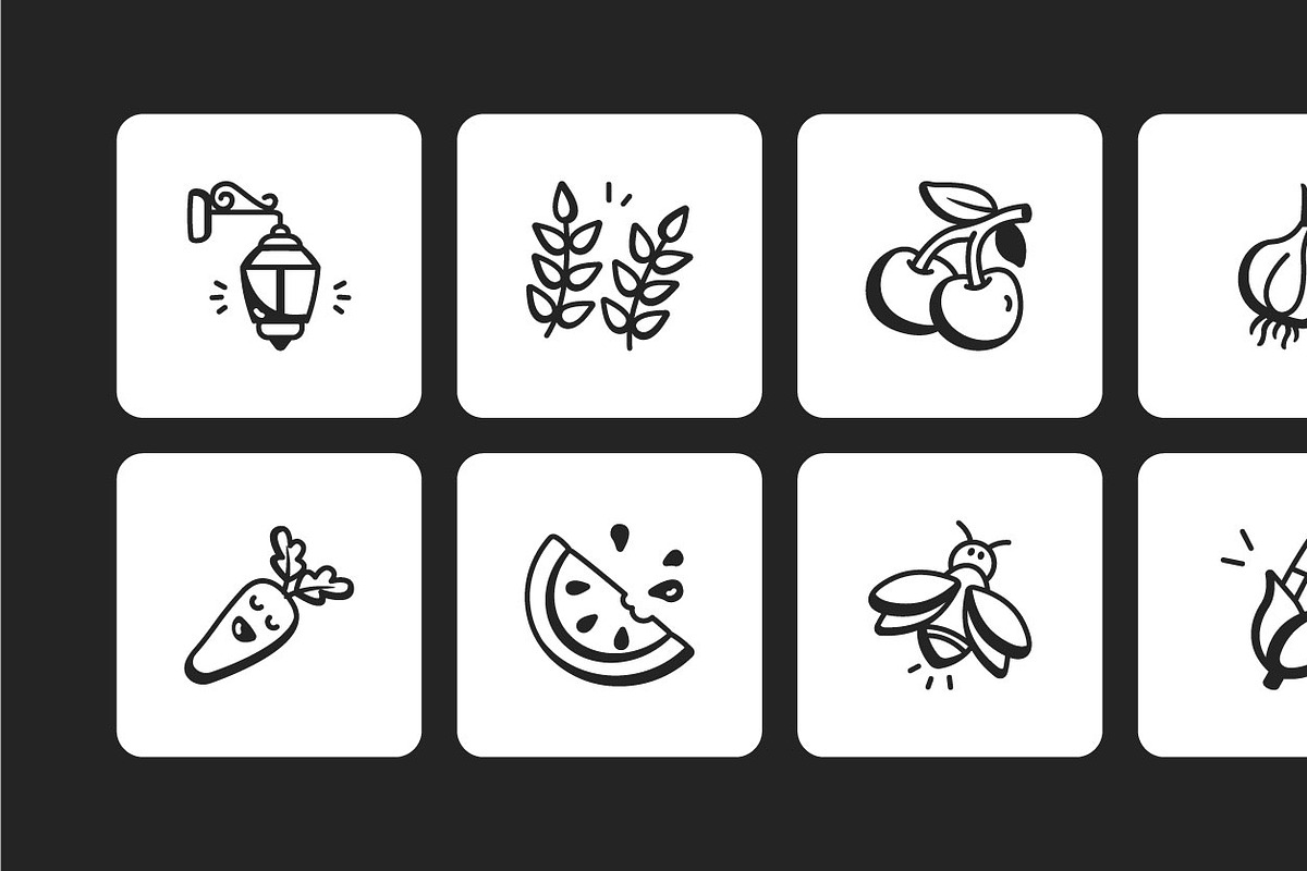 Garden Doodle Icon Collection, an Outline Icon by Prosymbols (Photo 8 of 8)