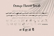 Orange Flower! Typeface with Extras, a Script Font by Anastasia Cuza (Thumbnail 6 of 9)