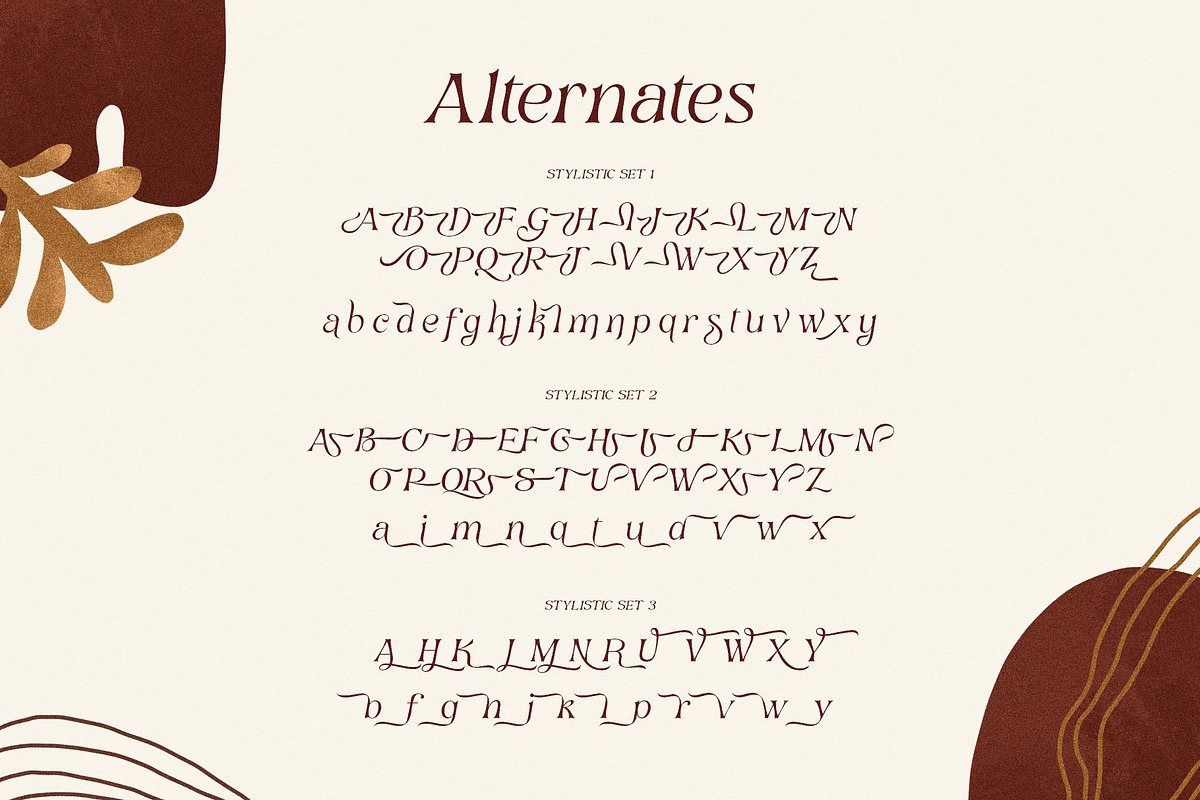 Mahony Browns Typeface, a Serif Font by alit design (Photo 7 of 15)