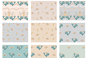 Boho Whale & Rainbow, a Pattern Graphic by tetiartline (Thumbnail 10 of 10)