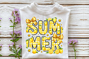 Lemon Summer Coquette PNG, a Seasonal Illustration by Sublimation Artist (Thumbnail 3 of 9)