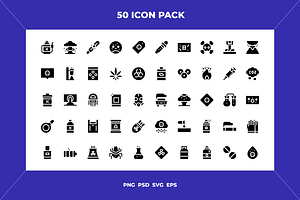 Toxic icons, an Outline Icon by Wencory