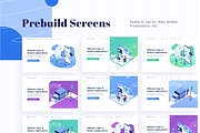 Isometric Business Illustration Pack, a Templates & Theme by Graphicdunk (Thumbnail 2 of 6)