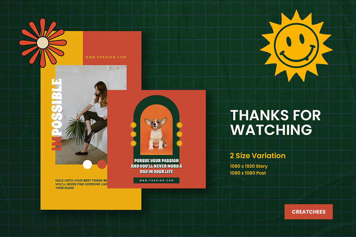 Creoma Instagram Template, a Social Media Template by Creatchees.std (Photo 5 of 5)