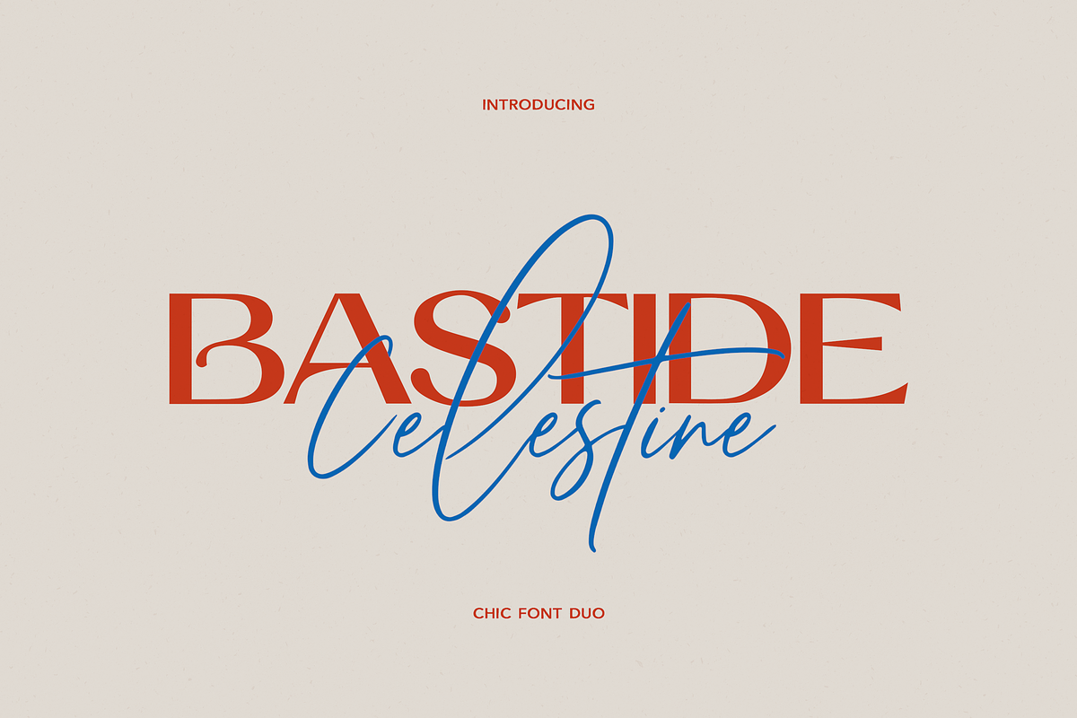 Bastide Celestine Font Duo, a Serif Font by elvinova (Photo 1 of 16)
