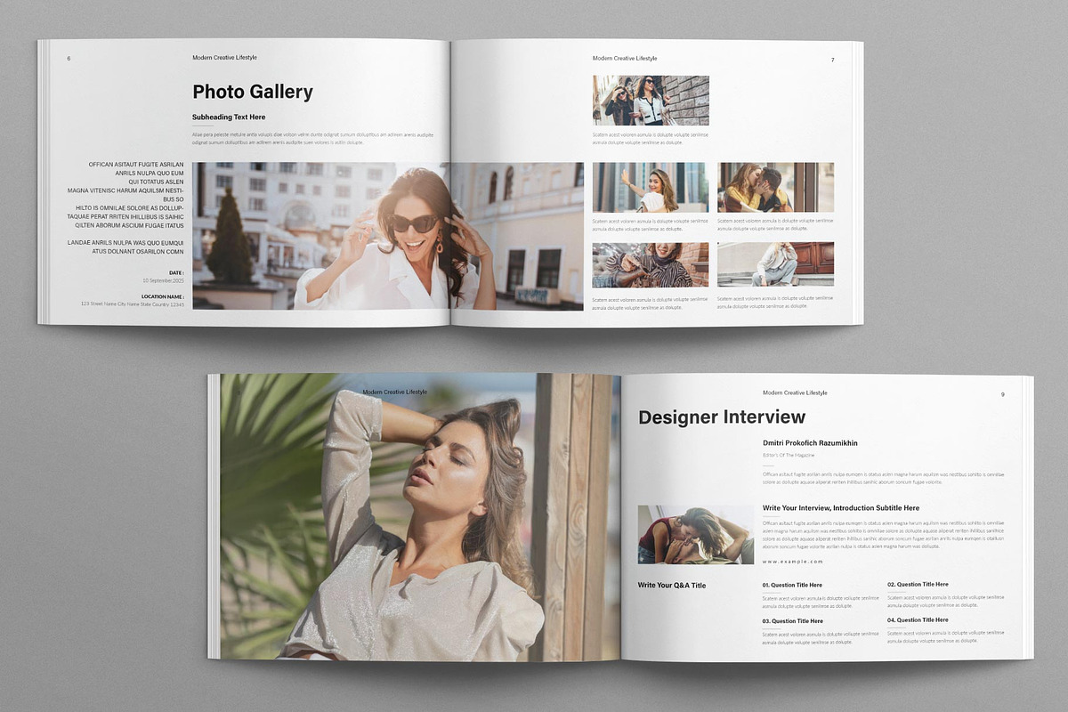 Modern Creative Lifestyle Magazine, a Magazine Template by MassiveCreator (Photo 3 of 8)