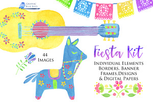 Fiesta Clip Art Kit