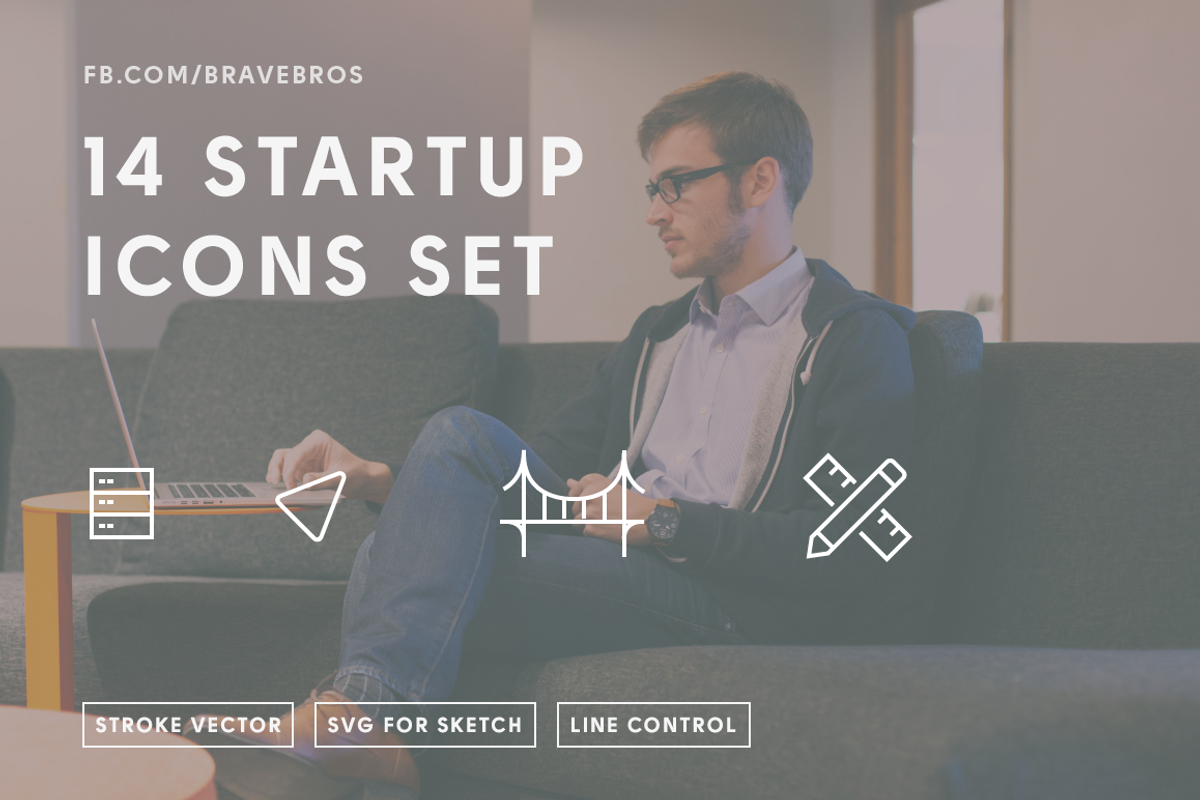 14 Startup Icons, SF, Server, Design, an Icon by Samoylov (Photo 1 of 2)