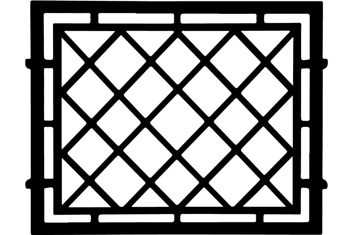 Decorative Iron Grill Scroll Panel, an Object Graphic by Creativeshirt (Photo 17 of 18)
