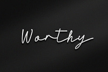 Worthy Monoline Signature Font