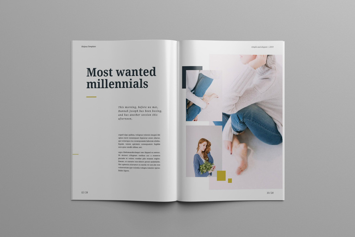 KALYNA - Fashion Lookbook & Magazine, a Magazine Template by Indotitas (Photo 4 of 8)